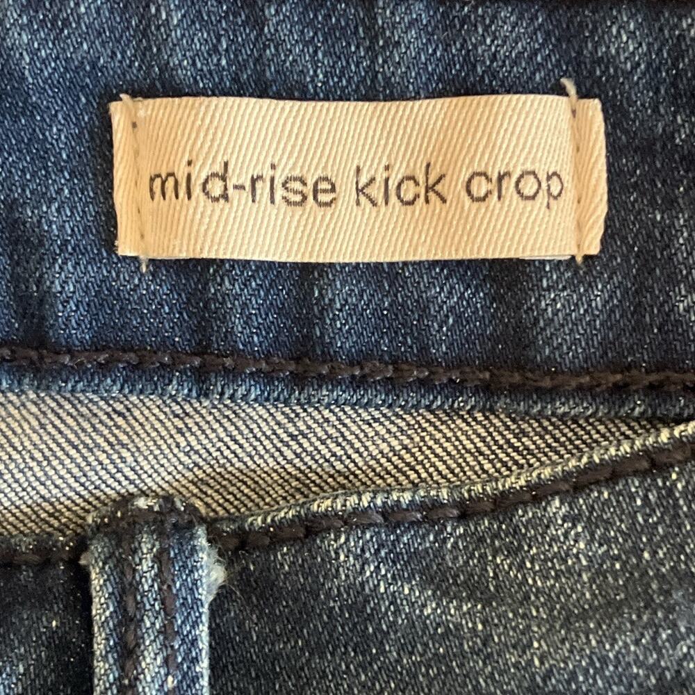 Social Standard by Sanctuary Mid Rise Kick Crop Jeans Size 14 - Picture 6 of 10